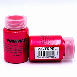 Paverpaint PPAINT0668 Red medium cadmium metallic acrylverf