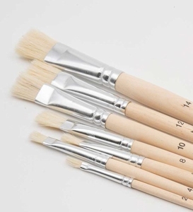 Paint007 set korte varkensharen penselen