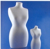 Styropor Torso vrouw 25 cm Mannequin